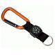 Munkees Carabiner 8 mm with Strap, Compass & Keyring